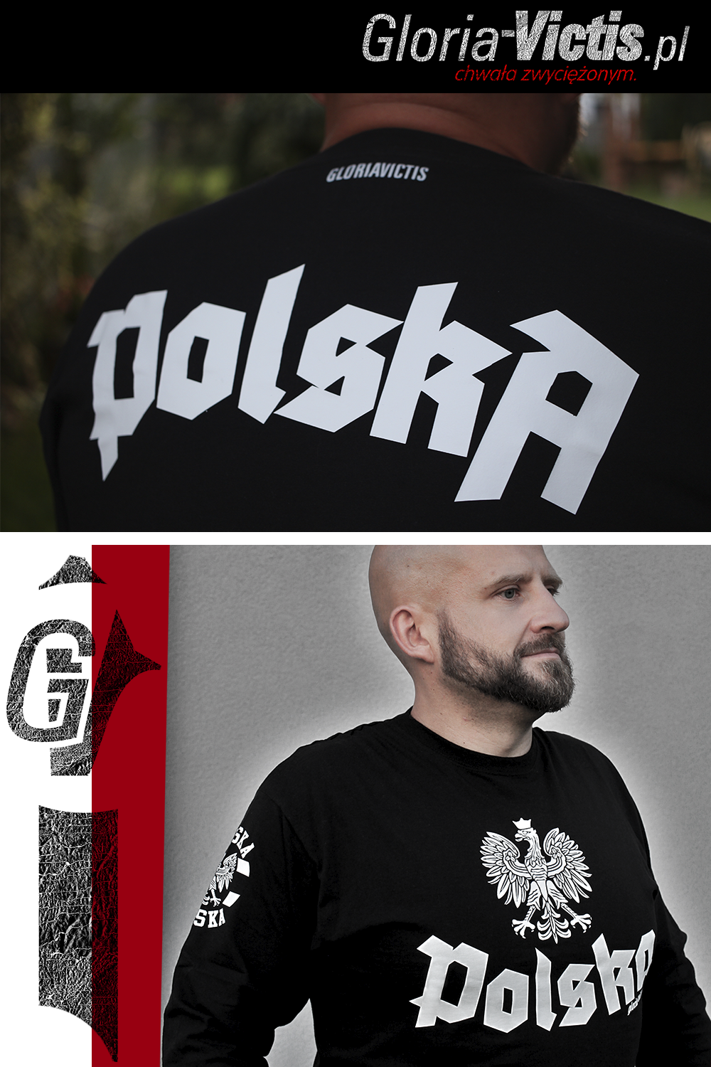 Polska Zwycięstwo i Chwała herb koszulki z nadrukiem patriotyczne koszulka z nadrukiem patriotyczna